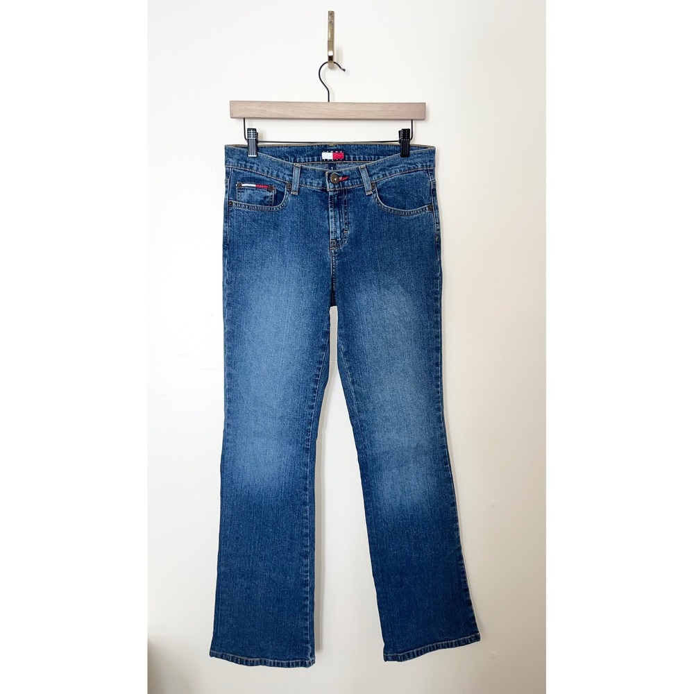 Tommy Hilfiger Y2K Medium‎ Wash Bootcut Denim Tommy Jeans 2000s 90s | Size 7
